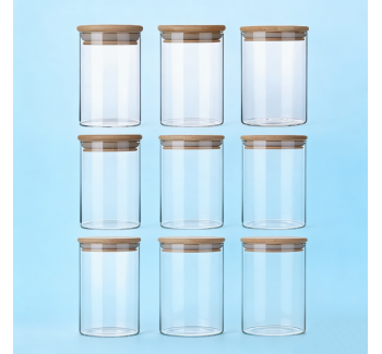 Borosilicate Glass Storage Jar