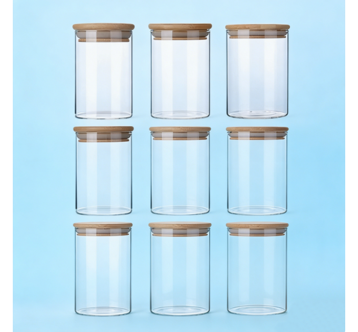 Borosilicate Glass Storage Jar