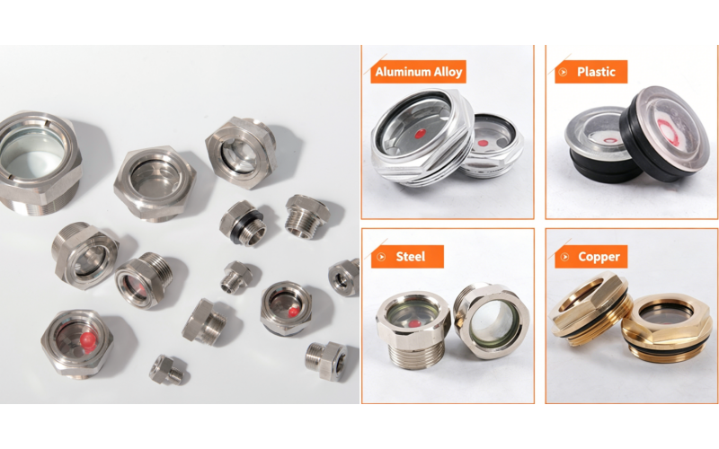 Oil Level Sight Glass: Threaded Oil Level Indicators for Gearboxes, Hydraulic Systems, Pumps and Industrial Equipment